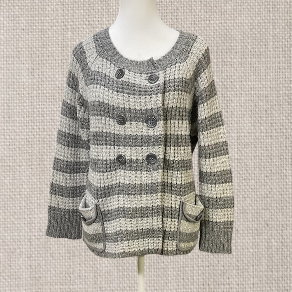 BCBG MaxAzria Chunky Cardigan Sweater Womens L